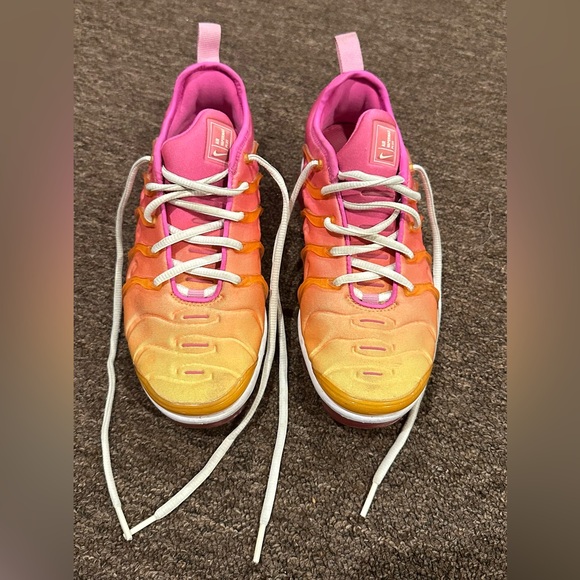 Nike Air Vapor max Plus shoes Summer Sunset Sneaker Pink Womens CI9900-600 Sz 6 - Picture 2 of 6
